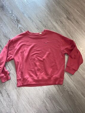 Levi's Women's Crewneck Sweatshirt in Red